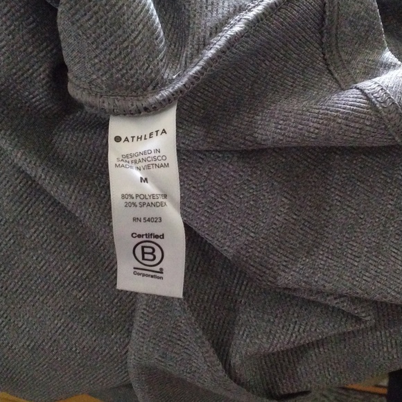 NWT Athleta Bayview T-Shirt Gray M - Picture 4 of 4